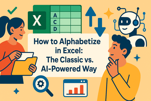 How to Alphabetize in Excel: The Classic vs. AI-Powered Way