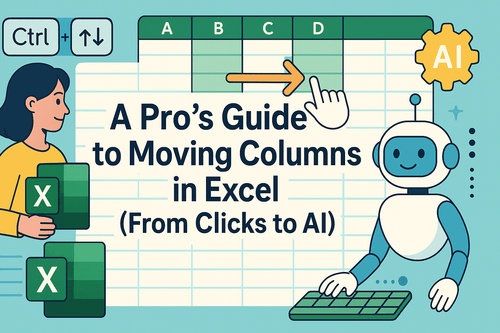 A Pro's Guide to Moving Columns in Excel (From Clicks to AI)