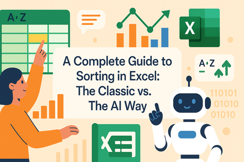 A Complete Guide to Sorting in Excel: The Classic vs. The AI Way