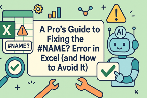 A Pro's Guide to Fixing the #NAME? Error in Excel (and How to Avoid It)
