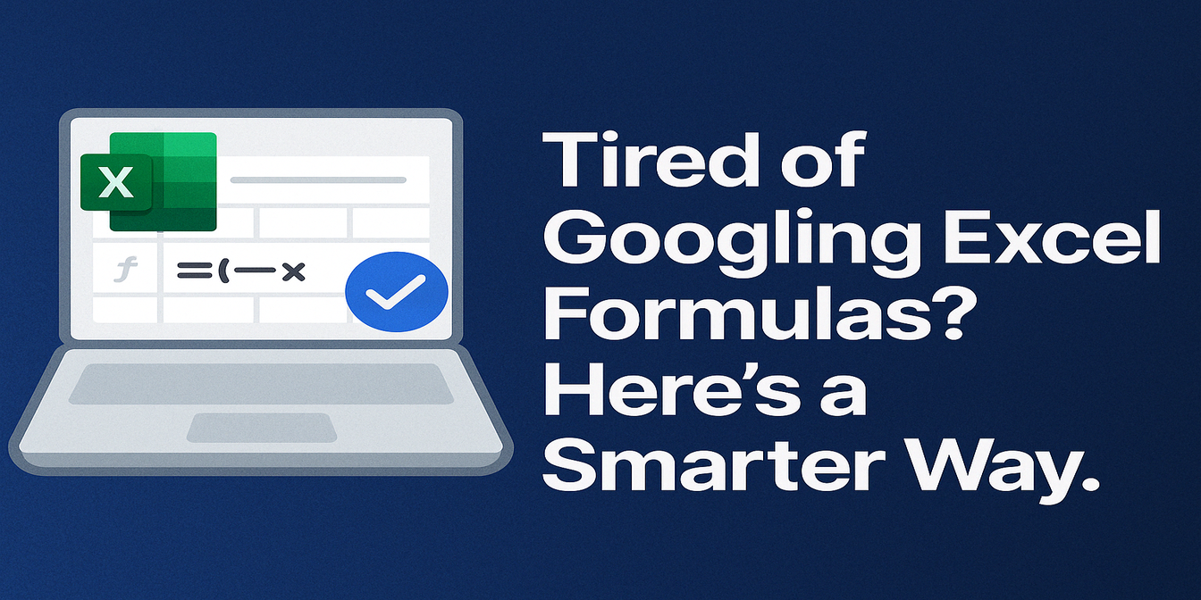 Müde von der Suche nach Excel-Formeln in Google? Hier ist ein intelligenterer Weg