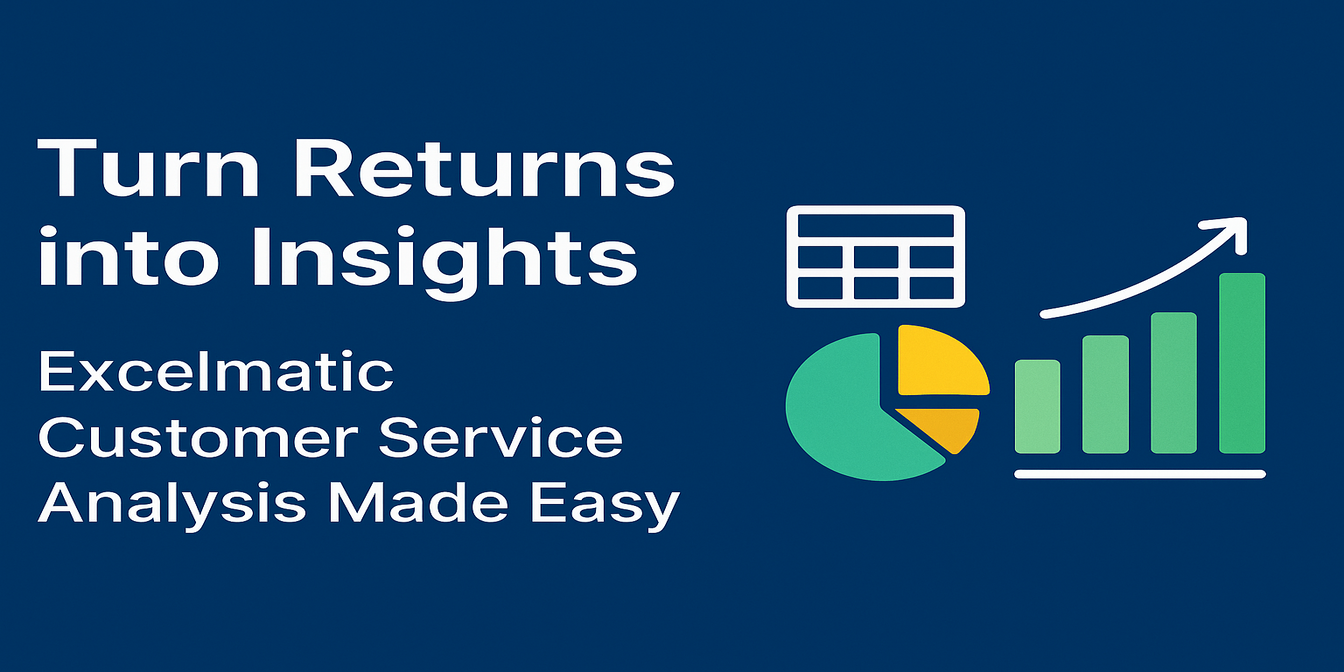 Transforma Devoluciones en Perspectivas: Análisis de Servicio al Cliente con Excelmatic Fácil