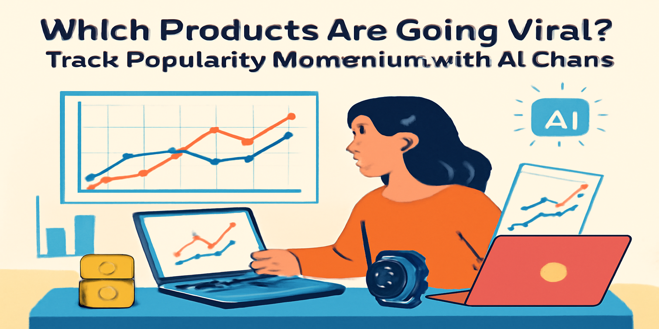 Which Products Are Going Viral? Track Popularity Momentum with AI Charts