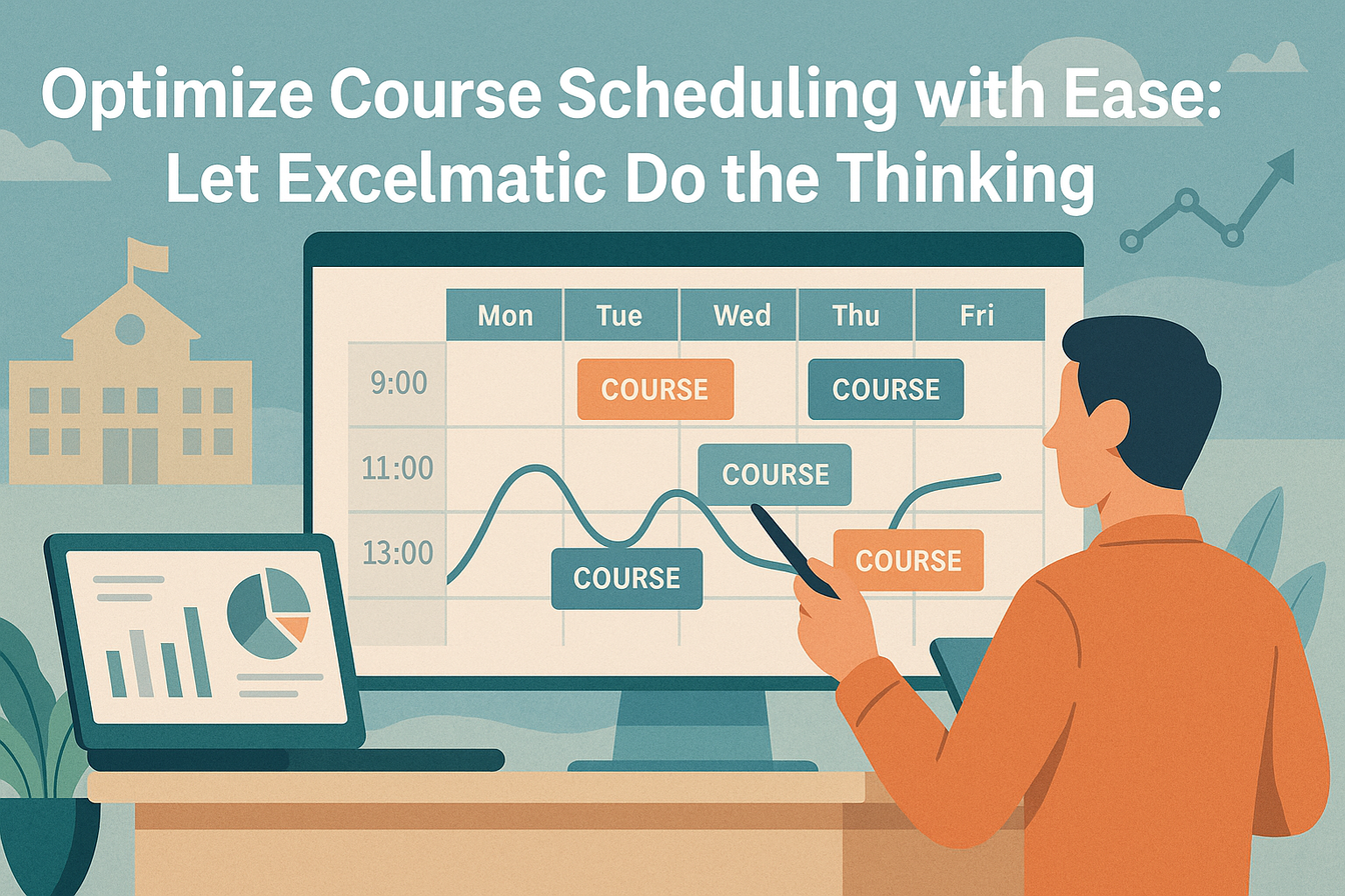 輕鬆優化課程排程：讓 Excelmatic 代你思考