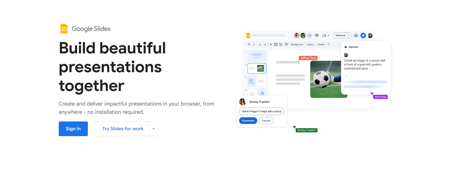 google-slide