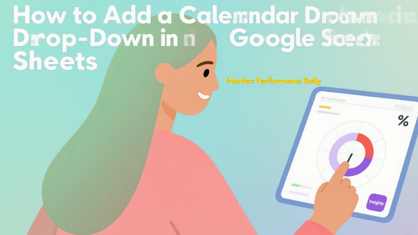 Optimiza tus hojas de cálculo: Cómo agregar un menú desplegable de calendario en Google Sheets