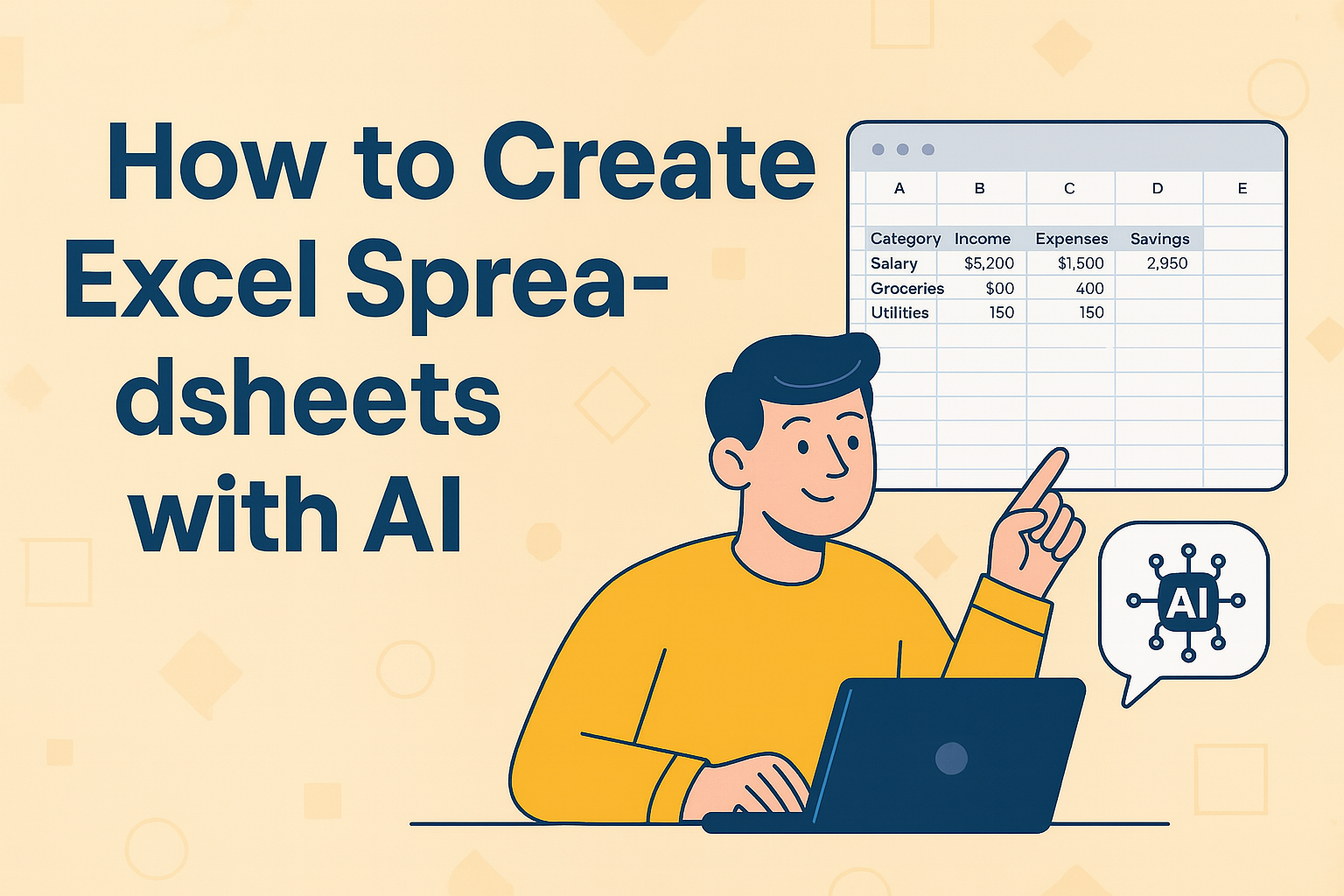 Cómo crear hojas de cálculo de Excel con IA: Guía paso a paso
