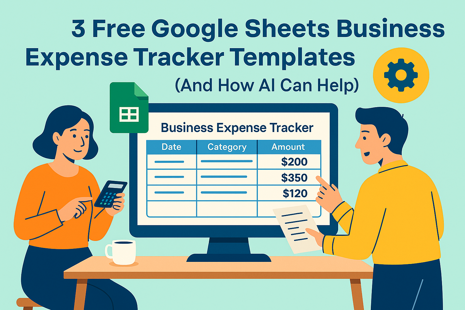 3 Plantillas Gratuitas de Google Sheets para Seguimiento de Gastos Empresariales (Y Cómo la IA Puede Ayudar)