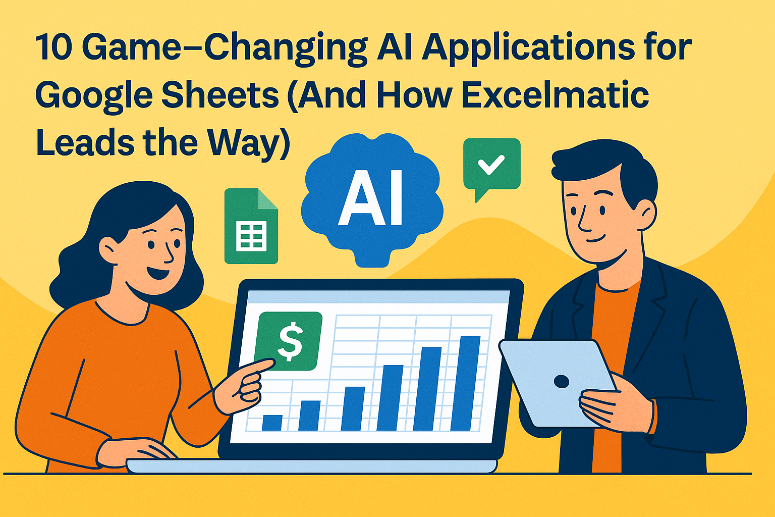 10 Aplicaciones Revolucionarias de IA para Google Sheets (Y Cómo Excelmatic Lidera el Camino)
