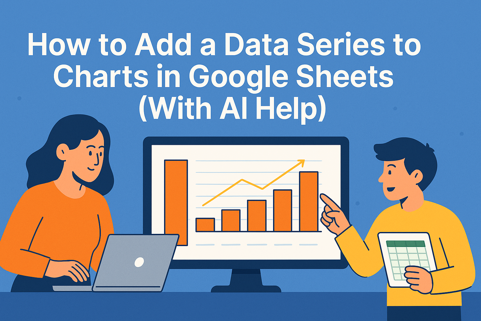 Cómo agregar una serie de datos a gráficos en Google Sheets (con ayuda de IA)