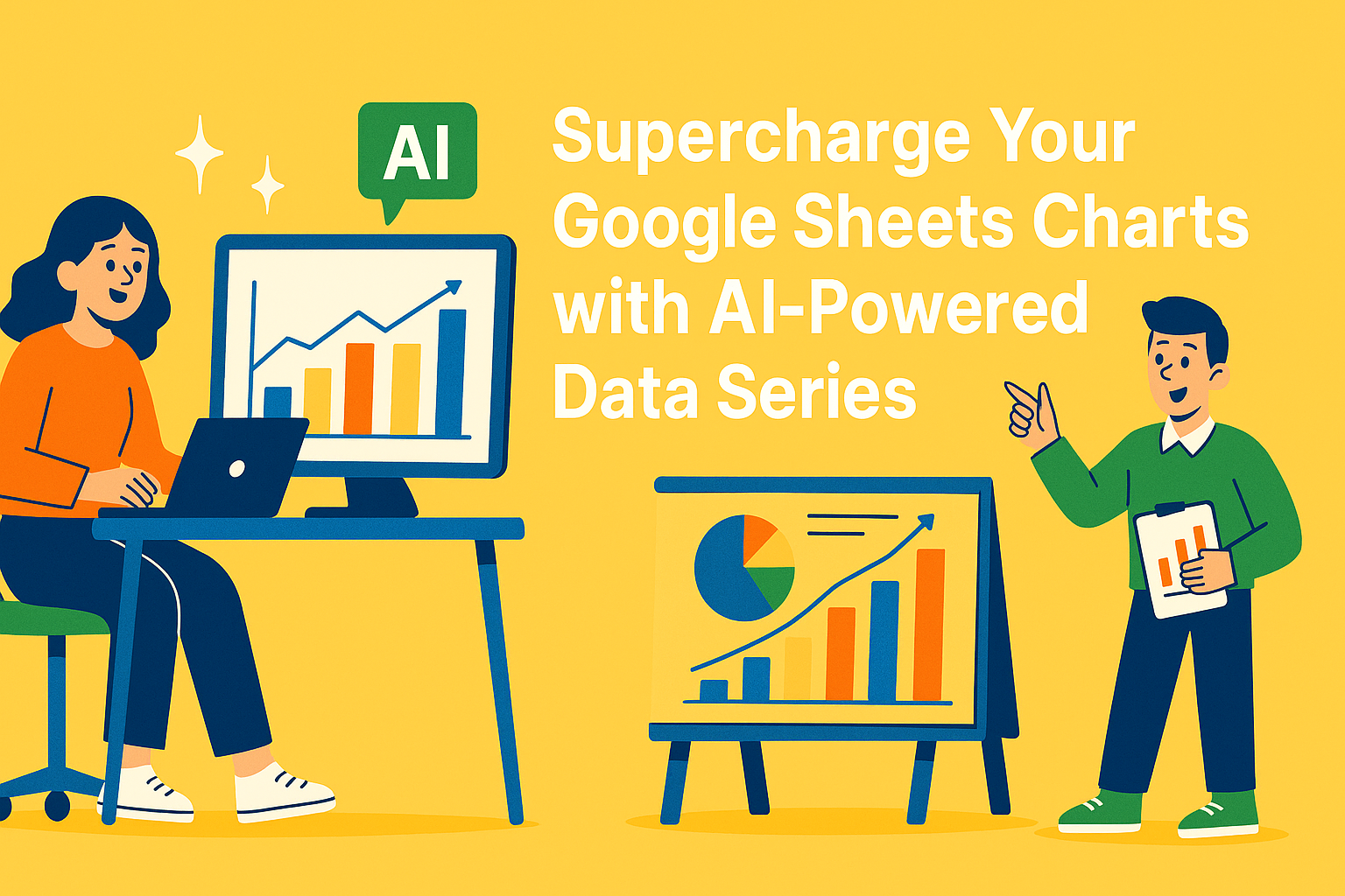 Potencia tus gráficos de Google Sheets con series de datos impulsadas por IA