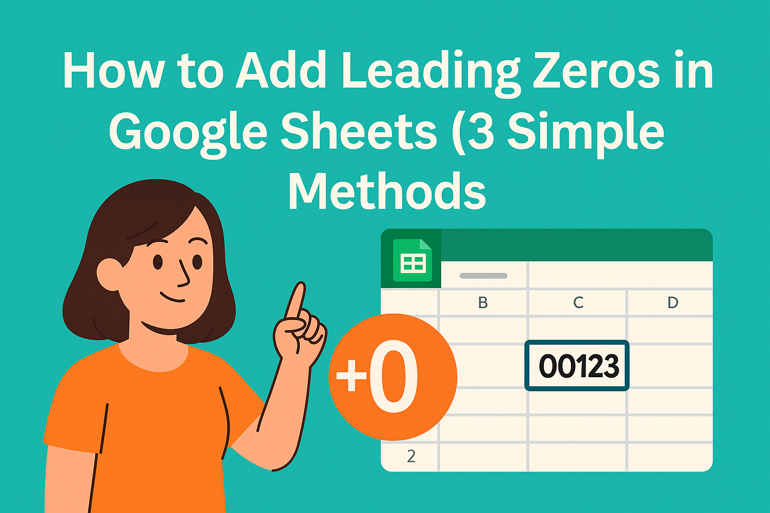 Como Adicionar Zeros à Esquerda no Google Sheets (3 Métodos Simples)