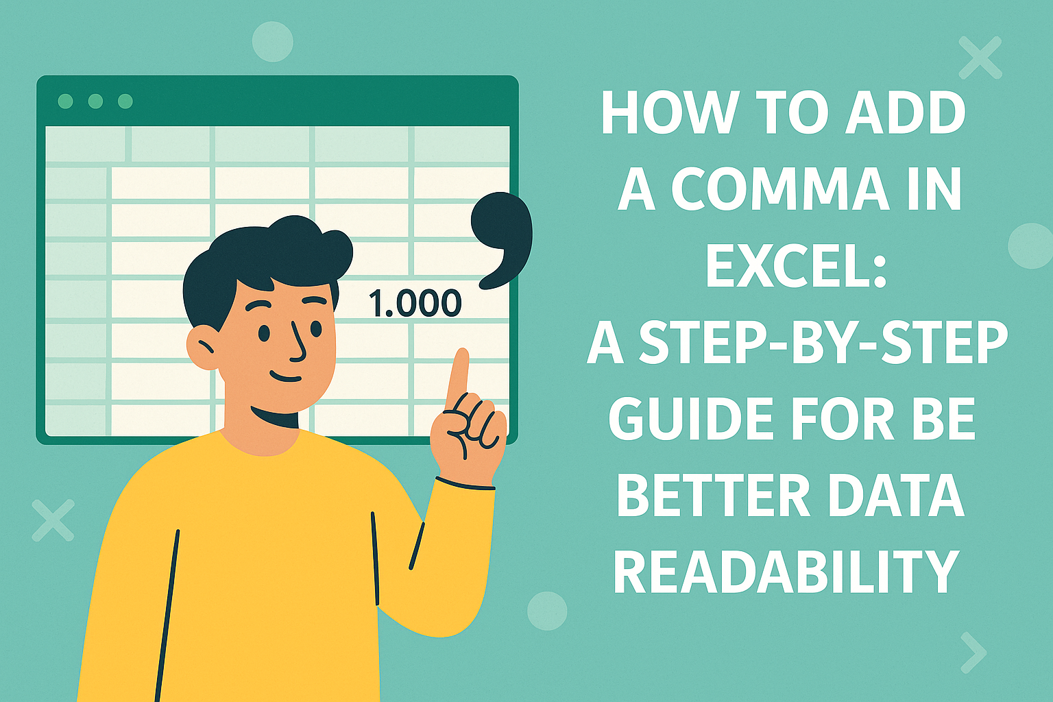 Comment ajouter une virgule dans Excel : Guide étape par étape pour une meilleure lisibilité des données