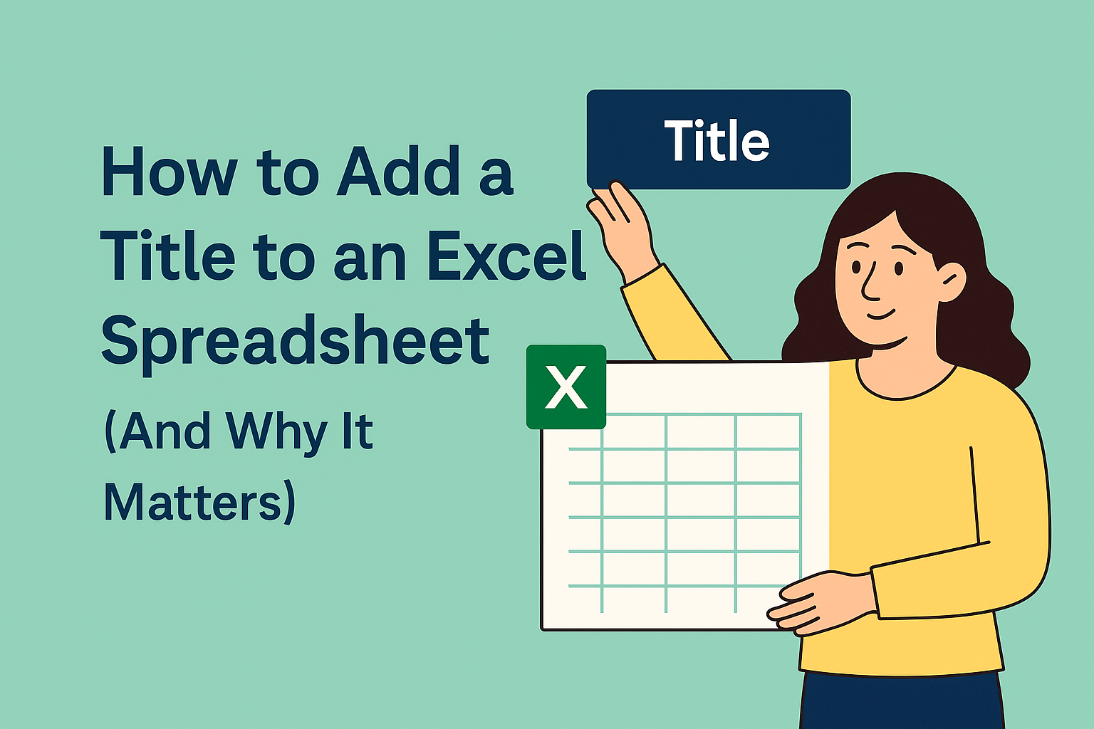 How to Add a Title to an Excel Spreadsheet (And Why It Matters)