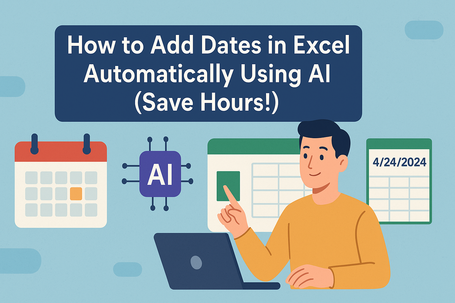 How to Add Dates in Excel Automatically Using AI (Save Hours!)