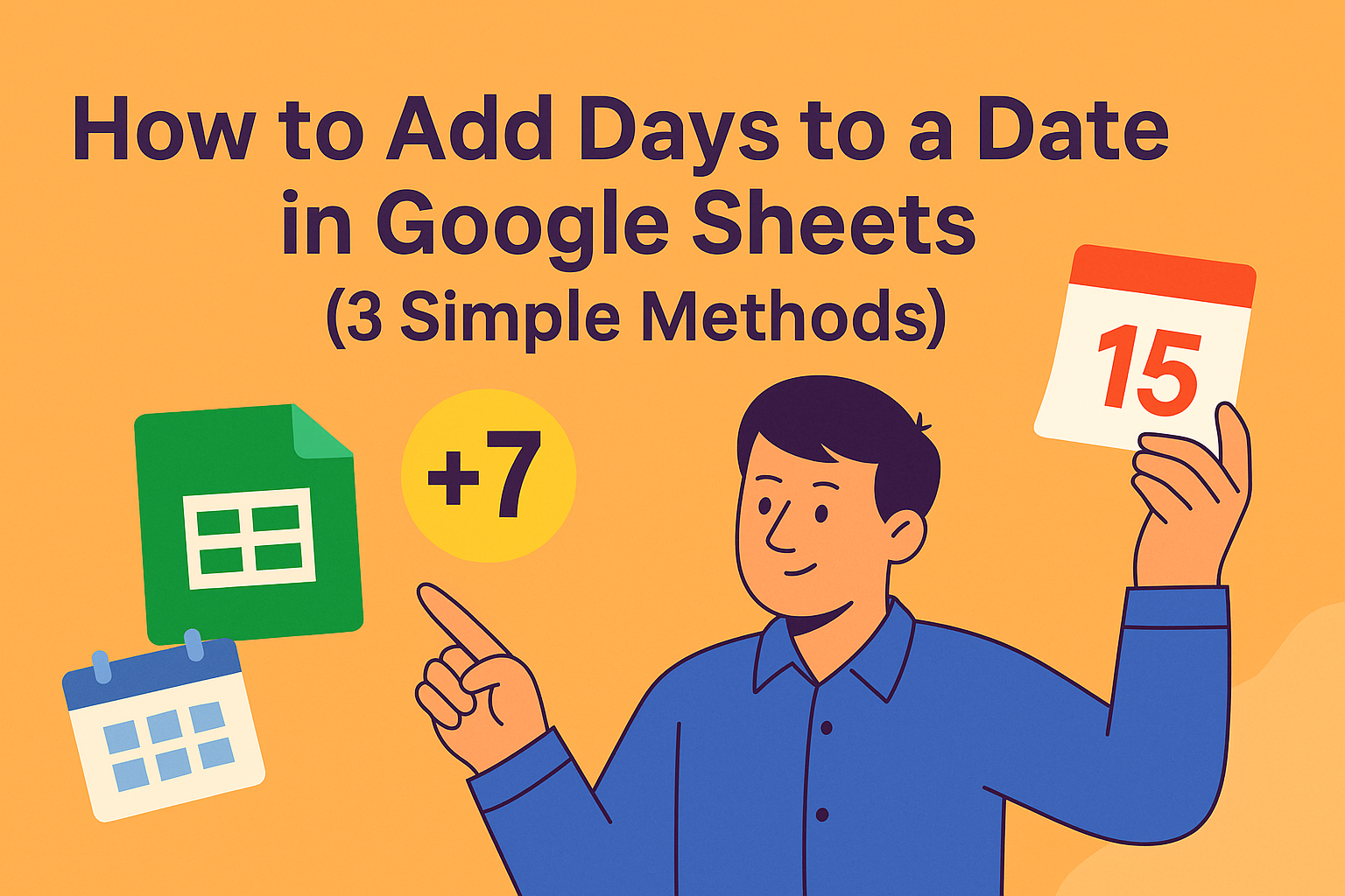 How to Add Days to a Date in Google Sheets (3 Simple Methods)