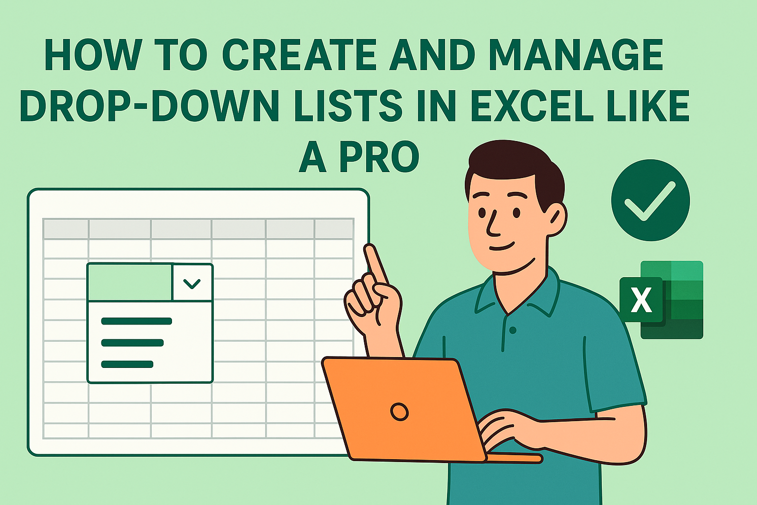 How to Create and Manage Drop-Down Lists in Excel Like a Pro