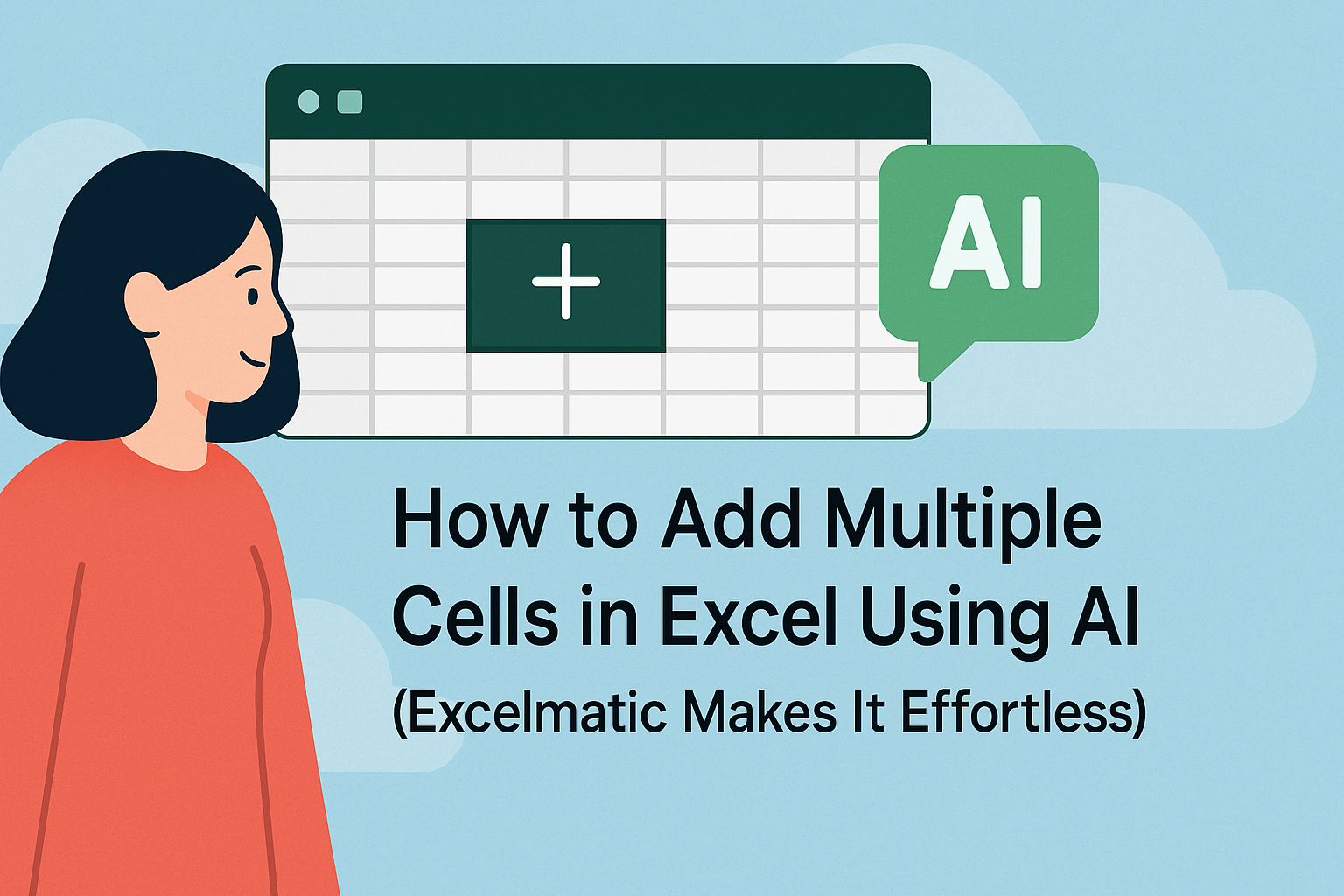 How to Add Multiple Cells in Excel Using AI (Excelmatic Makes It Effortless)