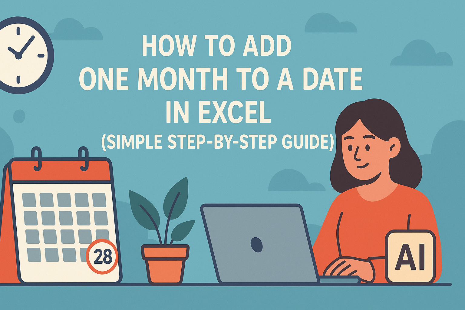 Como Adicionar Um Mês a uma Data no Excel (Guia Passo a Passo Simples)