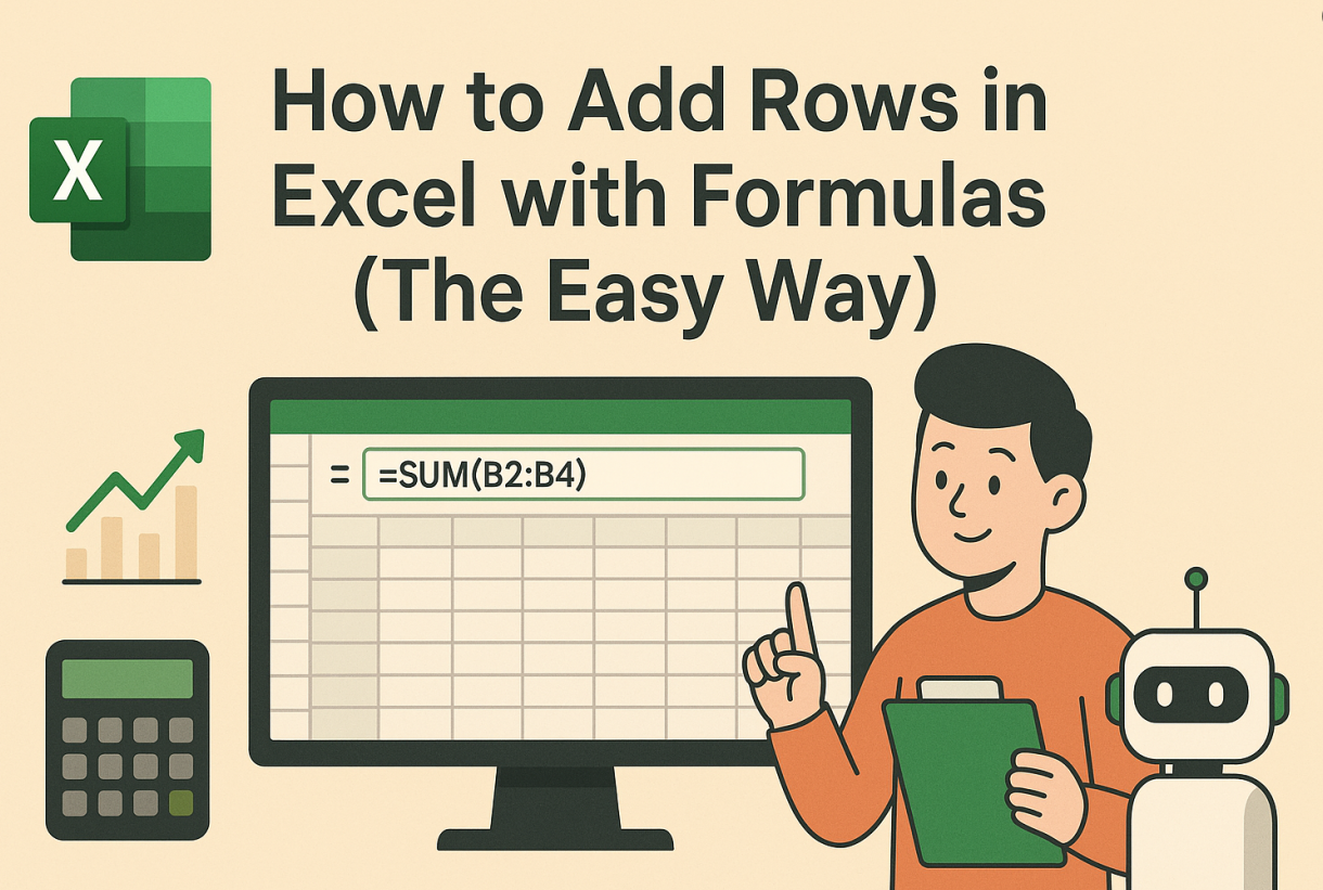 So fügen Sie Zeilen in Excel mit Formeln ein (Die einfache Methode)