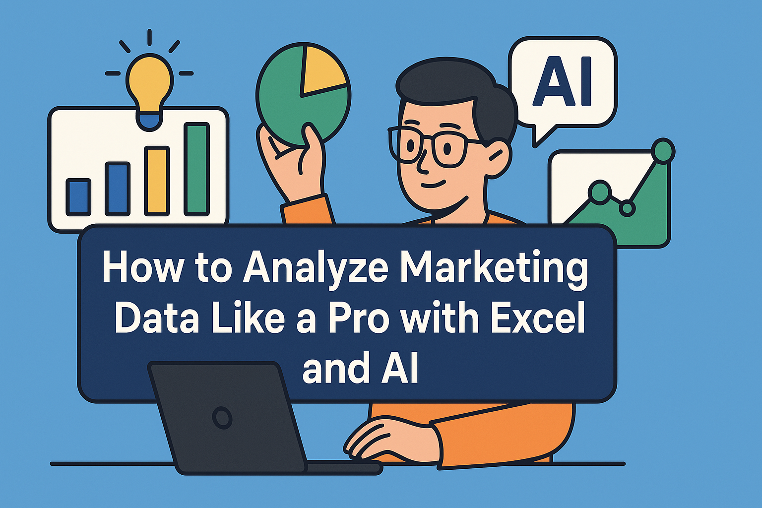 Wie man Marketingdaten wie ein Profi mit Excel und KI analysiert