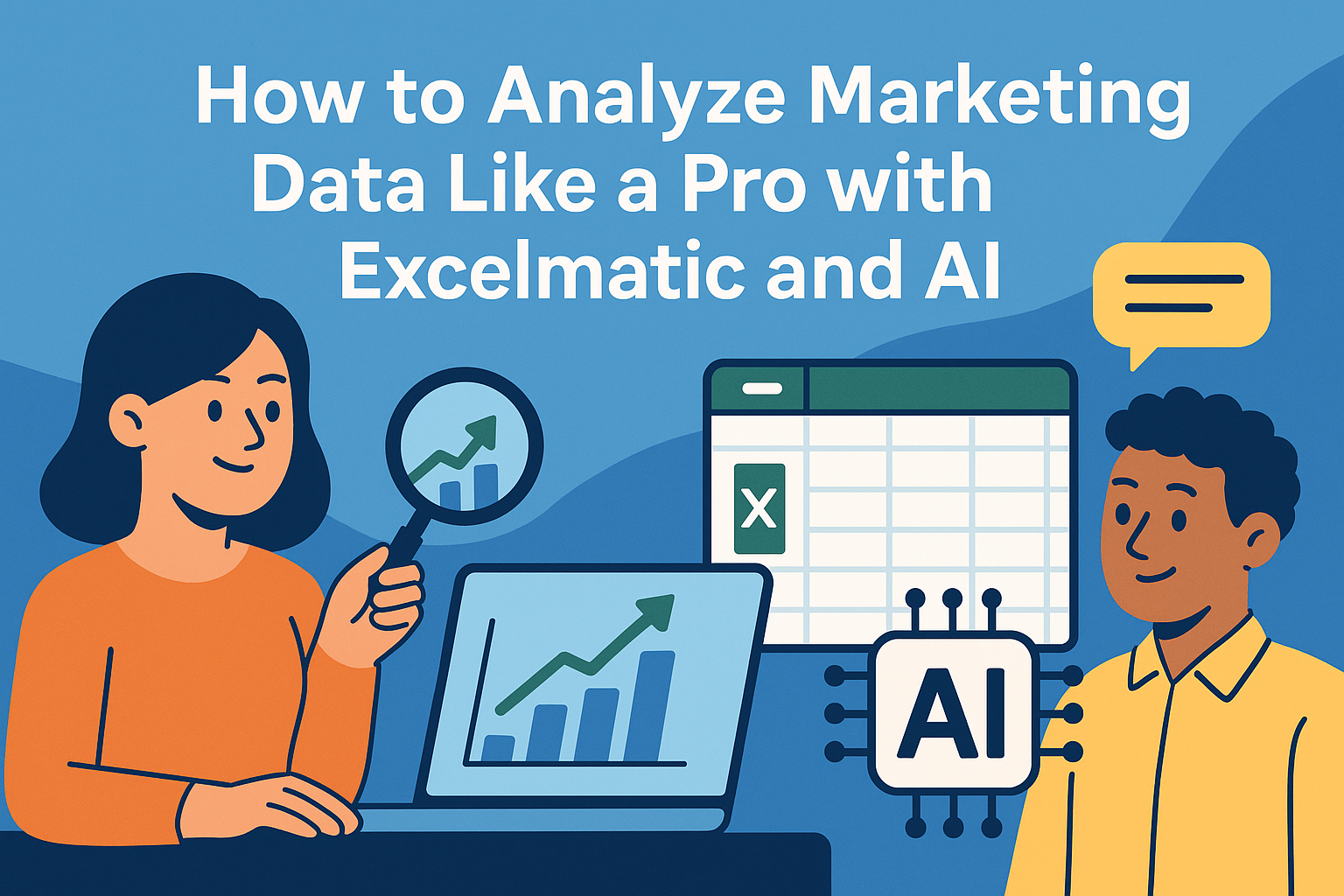 Wie man Marketingdaten wie ein Profi mit Excelmatic und KI analysiert