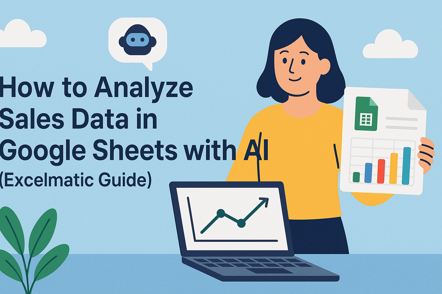 So analysieren Sie Verkaufsdaten in Google Sheets mit KI (Excelmatic Guide)