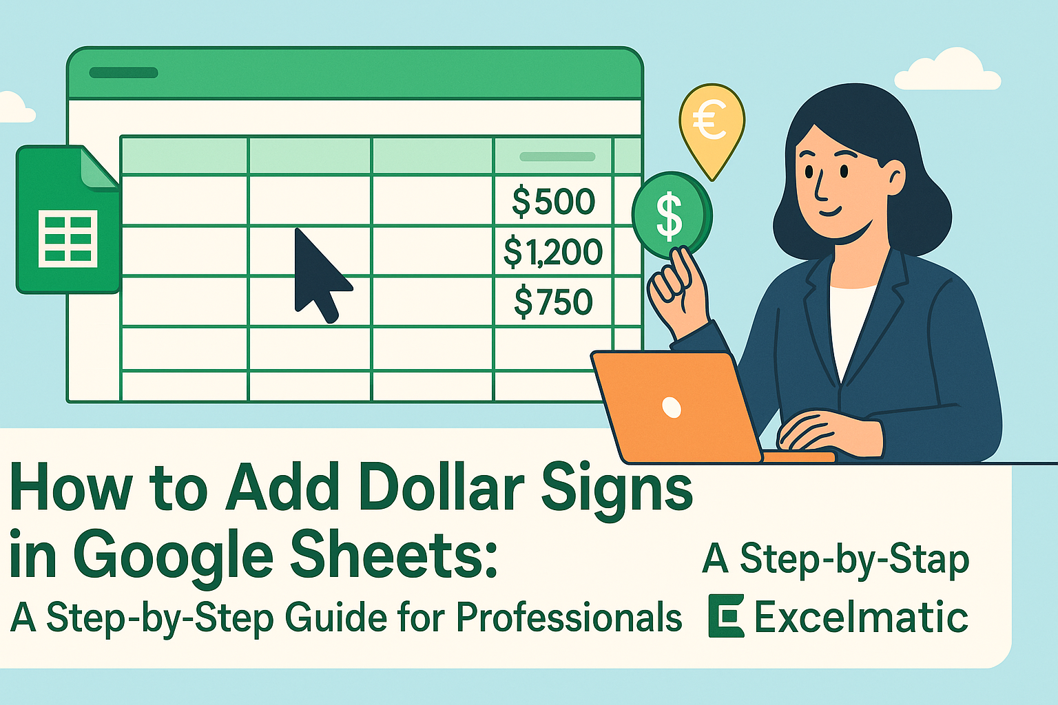 So fügen Sie Dollarzeichen in Google Sheets hinzu: Eine Schritt-für-Schritt-Anleitung für Profis