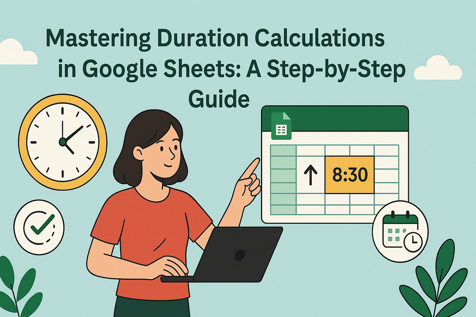 Beherrschen von Zeitdauerberechnungen in Google Sheets: Eine Schritt-für-Schritt-Anleitung