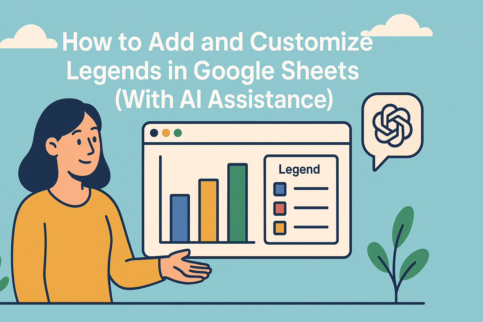 Google Sheets에서 범례 추가 및 사용자 지정 방법 (AI 지원 포함)