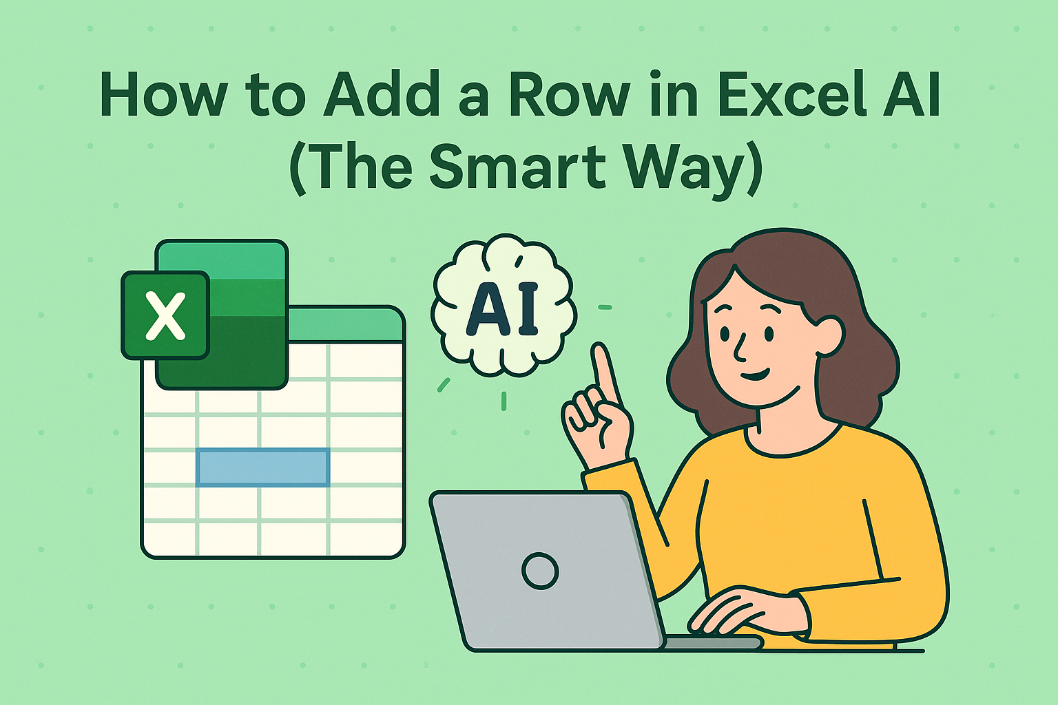 Como Adicionar uma Linha no Excel Usando IA (O Jeito Inteligente)