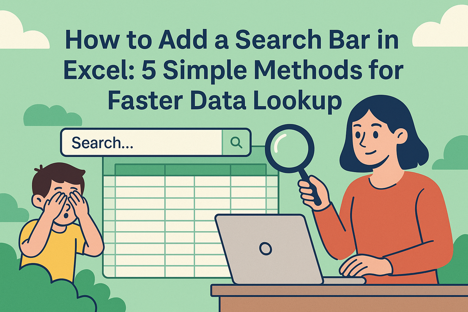 Cómo agregar una barra de búsqueda en Excel: 5 métodos sencillos para buscar datos más rápido