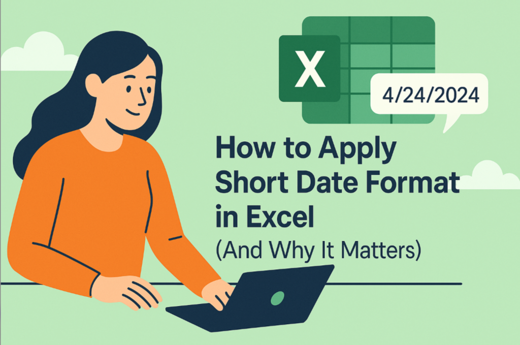 So wenden Sie das Kurzdatumsformat in Excel an (und warum es wichtig ist)