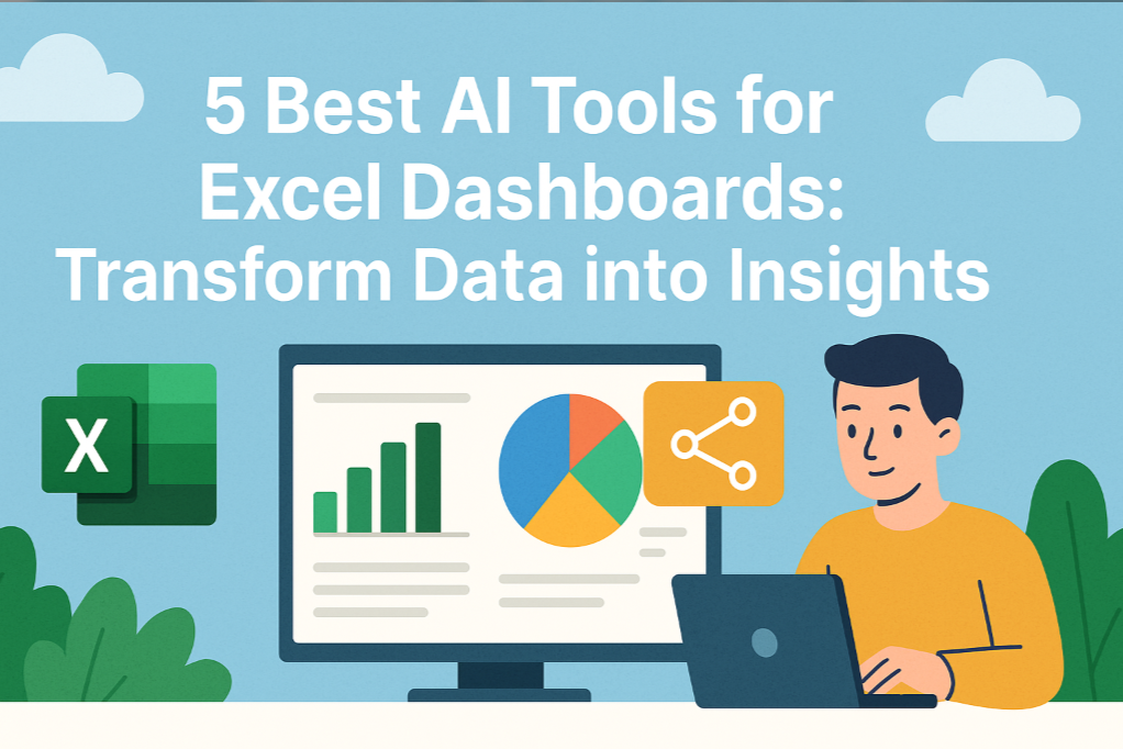 5 mejores herramientas de IA para paneles de Excel: Transforma datos en información