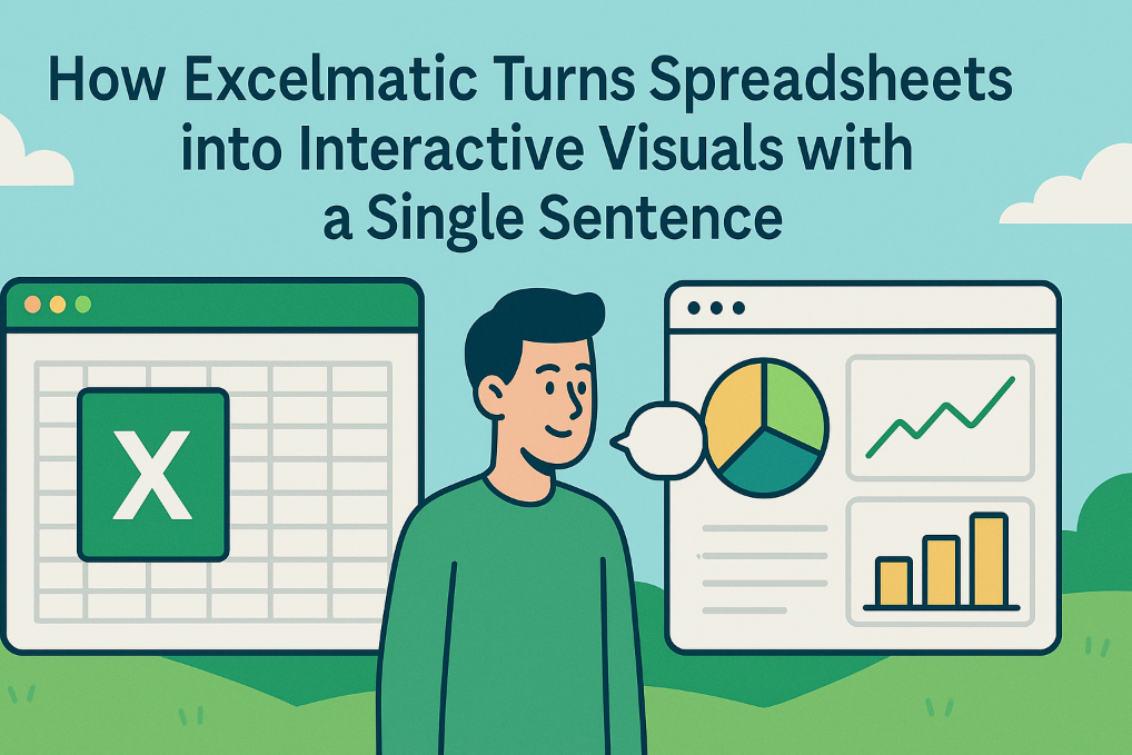 Deja de Crear Gráficos Manualmente: Cómo Excelmatic Convierte Hojas de Cálculo en Visuales Interactivos con una Sola Frase