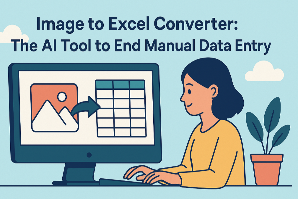 Conversor de Imagem para Excel: A Ferramenta de IA para Acabar com a Digitação Manual de Dados