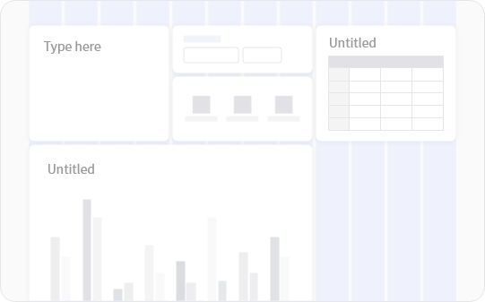 Custom dashboard layout